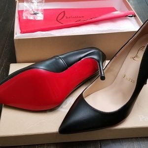 Size 36 Black Leather Pump Womens